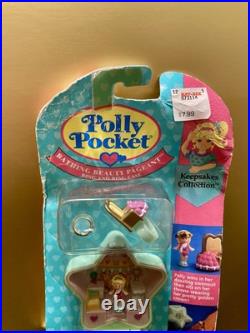 Vintage 1992 Polly pocket Bathing Beauty pageant ring case NEW in package Vintage 1992 Polly pocket Bathing Beauty pageant ring case NEW in package