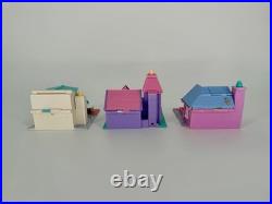 Vintage 1993 Bluebird Polly Pocket Lot Pizzeria Wedding Chapel Bay Window Light