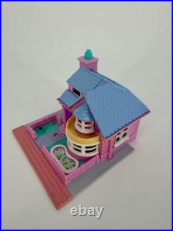 Vintage 1993 Bluebird Polly Pocket Lot Pizzeria Wedding Chapel Bay Window Light