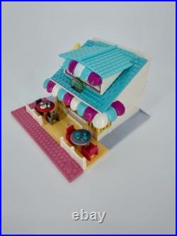 Vintage 1993 Bluebird Polly Pocket Lot Pizzeria Wedding Chapel Bay Window Light