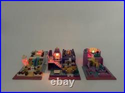 Vintage 1993 Bluebird Polly Pocket Lot Pizzeria Wedding Chapel Bay Window Light