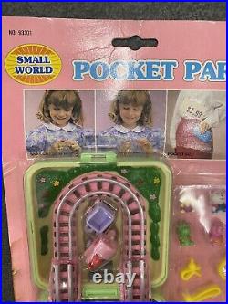 Vintage 1993 Pocket Paradise Small World Polly Pocket Style NIP Water Damage