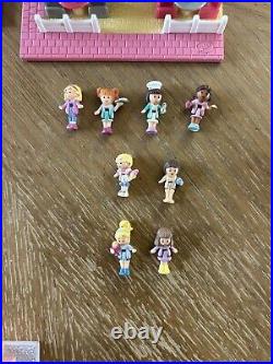Vintage 1993 Polly Pocket Complete Toy Shop Beach Cafe Pizzeria with dolls