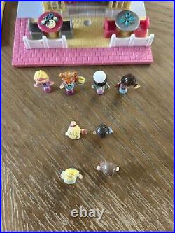 Vintage 1993 Polly Pocket Complete Toy Shop Beach Cafe Pizzeria with dolls