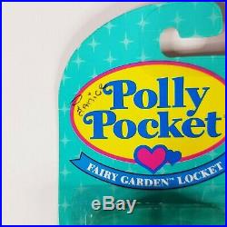 Vintage 1993 Polly Pocket Fairy Garden Locket Fairy Fun Collection New