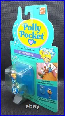 Vintage 1993 Polly Pocket Jewel Collection Sky Princess Ring NOC
