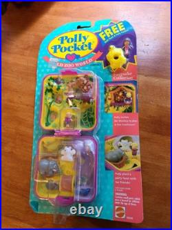 Vintage 1993 Polly Pocket Pet Parade Collection Wild Zoo World New Dmg Box