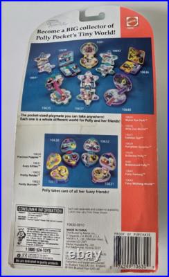 Vintage 1993 Polly Pocket Precious Puppies Pet Parade Compact Heart NEW #10630 Vintage 1993 Polly Pocket Precious Puppies Pet Parade Compact Heart NEW #10630