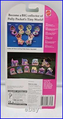 Vintage 1994 Bluebird Polly Pocket 50s Diner Ring Case Compact, Sealed Complete