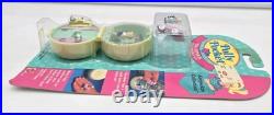 Vintage 1994 Bluebird Polly Pocket 50s Diner Ring Case Compact, Sealed Complete