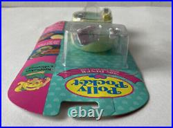 Vintage 1994 Bluebird Polly Pocket 50s Diner Ring Case Compact, Sealed Complete