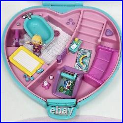 Vintage 1994 Bluebird Polly Pocket Babytime Fun Playset Heart Compact 11979