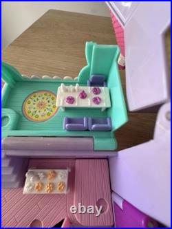 Vintage 1994 Bluebird Polly Pocket Pollyville Light Up Mansion No Figurines