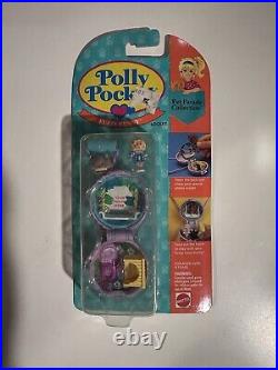 Vintage 1994 Polly Pocket Fuzzy Bunny Locket Add Photo