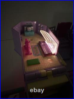 Vintage 1994 Polly Pocket Light-Up Magical Mansion Complete & Working Lights