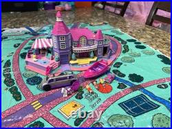 Vintage 1994 Polly Pocket Light Up Magical Mansion Figures Horse Car Boat Mat ++ Vintage 1994 Polly Pocket Light Up Magical Mansion Figures Horse Car Boat Mat ++