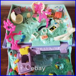 Vintage 1995 Bluebird Polly Pocket-Sparkling Mermaid Adventure-COMPLETE
