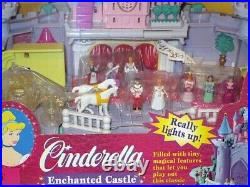 Vintage 1995 Disney Cinderella Tiny Collection Polly Pocket Enchanted Castle NEW