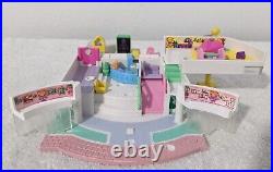 Vintage 1995 Polly Pocket Bluebird Childrens Hospital with 2 Babies and Wheelchair