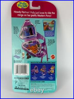 Vintage 1995 Polly Pocket Bluebird Western Pony Compact Pony Parade 14505 New