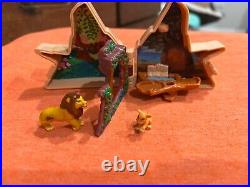 Vintage 1995 Polly Pocket Disney The Lion King Rock Compact Playset No Figures