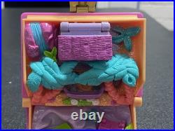 Vintage 1995 Polly Pocket Glitter Island Enchanted Storybook Complete