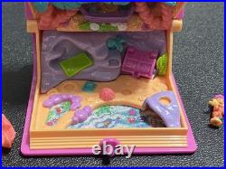 Vintage 1995 Polly Pocket Glitter Island Enchanted Storybook Complete