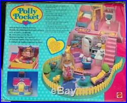 Vintage 1995 Polly Pocket Lucy Locket & Pollys Dream Cottage House NIB RARE