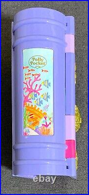 Vintage 1995 Polly Pocket MERMAID ADVENTURE Storybook Complete Bluebird Sparkle