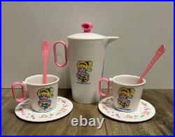 Vintage 1995 Polly Pocket Plastic Tea Set