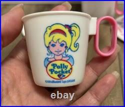 Vintage 1995 Polly Pocket Plastic Tea Set