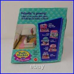 Vintage 1995 Polly Pocket Pollyville Ice Cream Parlor NEW in Box