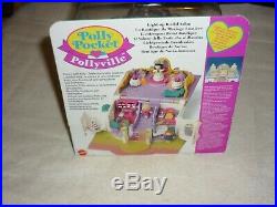 Vintage 1995 Polly Pocket Pollyville Light Up Bridal Salon Playset New Mib