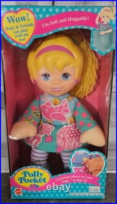 Vintage 1995 Polly Pocket Soft Doll NEW SEALED BOX Mattel/Bluebird RARE HTF