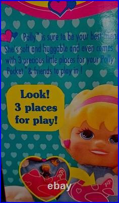 Vintage 1995 Polly Pocket Soft Doll NEW SEALED BOX Mattel/Bluebird RARE HTF