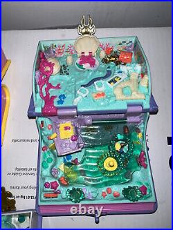 Vintage 1995 Polly Pocket Sparkling Mermaid Adventure Bluebird DOES NOT LIGHT UP