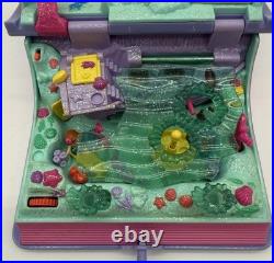 Vintage 1995 Polly Pocket Sparkling Mermaid Adventure Book with Figures
