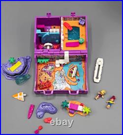 Vintage 1996 Complete Set Polly Pocket Surf N Swim Island