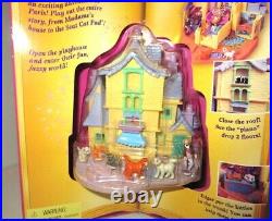 Vintage 1996 Disney Aristocats Tiny Collection Scat Cat Pad Chateau Polly Pocket