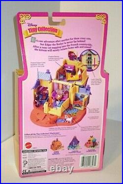 Vintage 1996 Disney Aristocats Tiny Collection Scat Cat Pad Chateau Polly Pocket