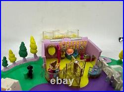 Vintage 1996 Polly Pocket Magical Movin Pollyville Near Complete Inv-0323