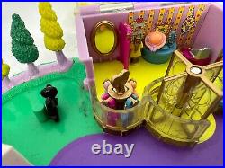 Vintage 1996 Polly Pocket Magical Movin Pollyville Near Complete Inv-0323