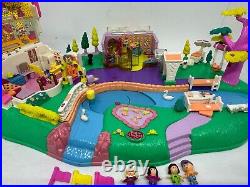 Vintage 1996 Polly Pocket Magical Movin Pollyville Near Complete Inv-0323