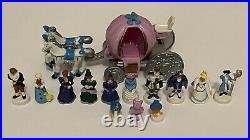 Vintage 1996 Trendmasters Polly Pocket Disney Cinderella Star Castle & Figures