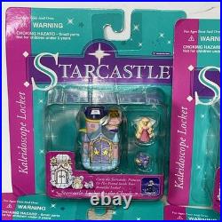 Vintage 1996 Trendmasters Starcastle Kaleidoscope Locket Garden Locket Toy 6qty