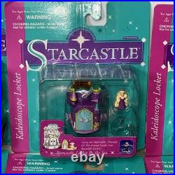 Vintage 1996 Trendmasters Starcastle Kaleidoscope Locket Garden Locket Toy 6qty