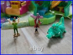 Vintage 1997 Bluebird Disney Polly Pocket Peter Pan Neverland Playset Hook! S183