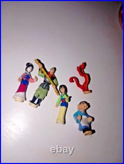 Vintage 1997 Bluebird Polly Pocket Mulan Brave Journey 5 Figures