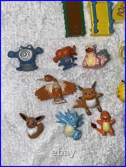 Vintage 1997 Pokémon Polly Pocket Anime Compact Lot With Figures