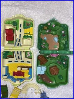 Vintage 1997 Pokémon Polly Pocket Anime Compact Lot With Figures